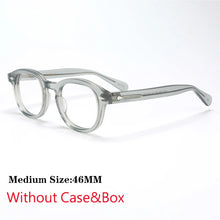 Load image into Gallery viewer, Optical Eyeglasses Frame Men Women Johnny Depp LEMTOSH Vintage Glasses Computer Acetate Spectacle Frame For Male Clear Lens
