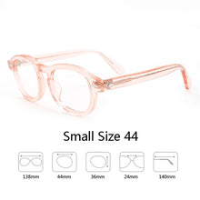 Load image into Gallery viewer, Optical Eyeglasses Frame Men Women Johnny Depp LEMTOSH Vintage Glasses Computer Acetate Spectacle Frame For Male Clear Lens