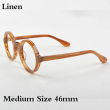 Load image into Gallery viewer, Optical Eyeglasses Frame Men Women With Case&amp;Box Vintage Round Johnny Depp Computer Glasses Spectacle Frame Male Clear Lens