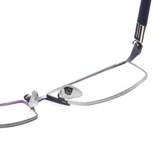Load image into Gallery viewer, Optical Eyeglasses Frame Rectangle Prescription Glasses Super Light Stainless Steel Eyewear Frames TR90 Temple Spectacles 9963
