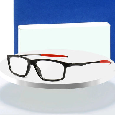 Optical Glasses Frame for Men and Women Eyewear Prescription UV400 Protective Coating Anti-scratch Sporty Style Flexible Temples