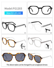 Load image into Gallery viewer, Optical Square Frame Glasses for men Prescription Myopia Acetate Eyeglasses Wholesale in Bulk Spectacles Designer Brand Eyewear