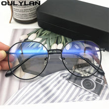 Load image into Gallery viewer, Oulylan -1.0-1.5-2.0 to-4.0 Metal Finished Myopia Glasses Men Women Anti Blue Light Eyeglasses Prescription Shortsighted Eyewear