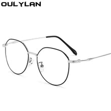 Load image into Gallery viewer, Oulylan -1.0-1.5-2.0 to-4.0 Metal Finished Myopia Glasses Men Women Anti Blue Light Eyeglasses Prescription Shortsighted Eyewear