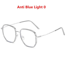 Load image into Gallery viewer, Oulylan Anti Blue Light Finished Myopia Glasses Men Women Oversized Shortsighted Eyewear Student Diopter -0.5 1.0 1.5 2.0 2.5