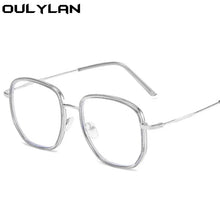 Load image into Gallery viewer, Oulylan Anti Blue Light Finished Myopia Glasses Men Women Oversized Shortsighted Eyewear Student Diopter -0.5 1.0 1.5 2.0 2.5