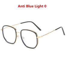 Load image into Gallery viewer, Oulylan Anti Blue Light Finished Myopia Glasses Men Women Oversized Shortsighted Eyewear Student Diopter -0.5 1.0 1.5 2.0 2.5