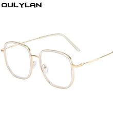 Load image into Gallery viewer, Oulylan Anti Blue Light Finished Myopia Glasses Men Women Oversized Shortsighted Eyewear Student Diopter -0.5 1.0 1.5 2.0 2.5