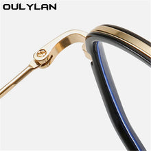 Load image into Gallery viewer, Oulylan Anti Blue Light Finished Myopia Glasses Men Women Oversized Shortsighted Eyewear Student Diopter -0.5 1.0 1.5 2.0 2.5