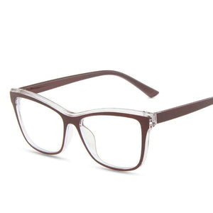 Oulylan Blue Light Blocking Eyeglasses Frame Women Fashion Anti Blue Light Glasses Frames Optical Computer Decorative Eyewear