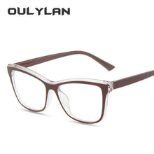 Load image into Gallery viewer, Oulylan Blue Light Blocking Eyeglasses Frame Women Fashion Anti Blue Light Glasses Frames Optical Computer Decorative Eyewear