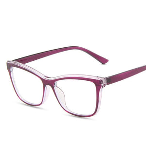 Oulylan Blue Light Blocking Eyeglasses Frame Women Fashion Anti Blue Light Glasses Frames Optical Computer Decorative Eyewear