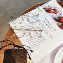 Load image into Gallery viewer, Oulylan Blue Light Blocking Glasses Women Men Retro Optical Spectacles Frames Metal Eyeglasses Computer Eyewear for Gaming