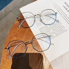 Load image into Gallery viewer, Oulylan Blue Light Blocking Glasses Women Men Retro Optical Spectacles Frames Metal Eyeglasses Computer Eyewear for Gaming