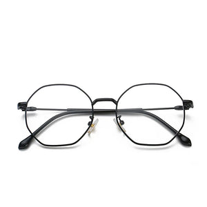Oulylan Blue Light Blocking Glasses Women Men Retro Optical Spectacles Frames Metal Eyeglasses Computer Eyewear for Gaming