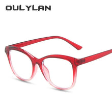 Load image into Gallery viewer, Oulylan Fashion Anti Blue Light Glasses Frame Women Transparent Computer Eyeglasses Ladies Prescription Spectacle Frame