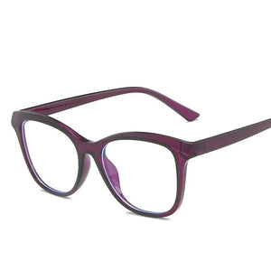 Oulylan Fashion Anti Blue Light Glasses Frame Women Transparent Computer Eyeglasses Ladies Prescription Spectacle Frame