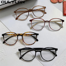 Carica l&#39;immagine nel visualizzatore di Gallery, Oulylan Finished Myopia Glasses  Minus Glasses Frame With Degree Round Women Nearsighted Eyewear 0 -1.0 1.5  2.0 2.5 To -6.0