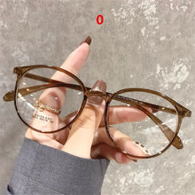 Carica l&#39;immagine nel visualizzatore di Gallery, Oulylan Finished Myopia Glasses  Minus Glasses Frame With Degree Round Women Nearsighted Eyewear 0 -1.0 1.5  2.0 2.5 To -6.0