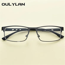 Load image into Gallery viewer, Oulylan Finished Myopia Glasses Women Men Vintage Square Metal Frame Design  Students Short Sight Eyewear for Unisex