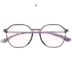 Oulylan Polygon Finished Myopia Prescription Glasses Men Women Optical Nearsighted Spectacle Frame with diopters minus -1.5 -2.0
