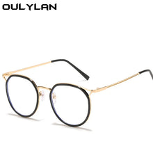 Load image into Gallery viewer, Oulylan Round Finished Myopia Glasses Women Men Cat Eye Nearsighted Eyewear Student Glasses with Diopters Minus -1.0 -1.5 -2.5