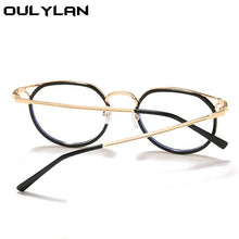 Load image into Gallery viewer, Oulylan Round Finished Myopia Glasses Women Men Cat Eye Nearsighted Eyewear Student Glasses with Diopters Minus -1.0 -1.5 -2.5