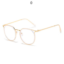 Load image into Gallery viewer, Oulylan Round Finished Myopia Glasses Women Men Cat Eye Nearsighted Eyewear Student Glasses with Diopters Minus -1.0 -1.5 -2.5