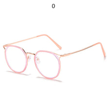 Load image into Gallery viewer, Oulylan Round Finished Myopia Glasses Women Men Cat Eye Nearsighted Eyewear Student Glasses with Diopters Minus -1.0 -1.5 -2.5