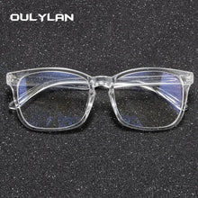 Load image into Gallery viewer, Oulylan Transparent Eyeglasses Women Men Anti Blue Light Glasses Frames Female Male Computer Eyewear Clear Optical Myopia Frame
