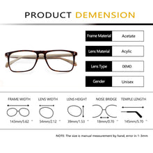 Load image into Gallery viewer, Ov Designer Men'S Square Eyeglasses Frame Man Acetate Vintage Eye Glasses Frame For Women Prescription Glasses Spetacle Eyewear
