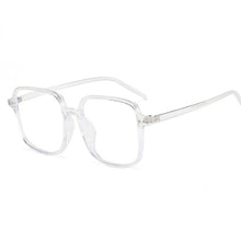 Load image into Gallery viewer, Oversized Black Square Glasses Frame Luxury Designer Anti Blue Blocking Computer Eyeglass Frames Big Clear Lens Glasses