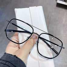 Load image into Gallery viewer, Oversized Finished Myopia Glasses Men Women Double Beam
Shortsighted Eyeglasses Computer Eyewear Diopter -1.0 1.5 2.0 2.5 To -4