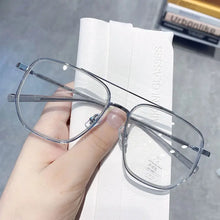 Load image into Gallery viewer, Oversized Finished Myopia Glasses Men Women Double Beam
Shortsighted Eyeglasses Computer Eyewear Diopter -1.0 1.5 2.0 2.5 To -4