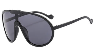 Oversized One Piece Sunglasses Women Men Luxury Brand Designer Sunglasses Ladies Retro Pilot Gradient Eyewear Y2K