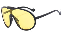 Carica l&#39;immagine nel visualizzatore di Gallery, Oversized One Piece Sunglasses Women Men Luxury Brand Designer Sunglasses Ladies Retro Pilot Gradient Eyewear Y2K