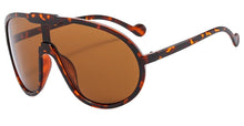 Carica l&#39;immagine nel visualizzatore di Gallery, Oversized One Piece Sunglasses Women Men Luxury Brand Designer Sunglasses Ladies Retro Pilot Gradient Eyewear Y2K