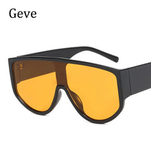 Load image into Gallery viewer, Oversized Pilot Sunglasses Women Classic Big Frame One Piece Sun Glasses Retro Vintage Shades Lady 2023 Oculos Gafas