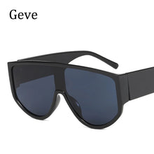 Load image into Gallery viewer, Oversized Pilot Sunglasses Women Classic Big Frame One Piece Sun Glasses Retro Vintage Shades Lady 2023 Oculos Gafas