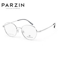 Load image into Gallery viewer, PARZIN Titanium Myopia Optical Glasses Frame Men Round Women Prescription Eyeglasses Frame  Korean Eyewear 61021