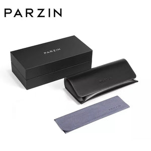 Parzin PARZIN Titanium Myopia Optical Glasses Frame Men Round Women Prescript ...
