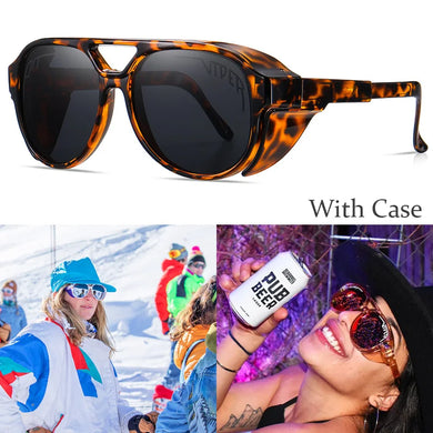 PIT VIPER BRAND Designer Sunglasses Men Polarized Male Sun Glasses Fishing Goggles Women Retro Vintage UV400 Eyewear