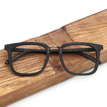 Load image into Gallery viewer, POSESION Glasses Frames only for Men Square Wood Myopia Prescription Eyeglasses Male Optical Frame Eyewear oculos grau masculino