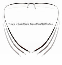 Load image into Gallery viewer, POVICH Pure Titaniun Men Glasses Frame Semi Frameless 3.6g Ultra Light  Prescription Eyeglasses Optical Spectacles Eyewear