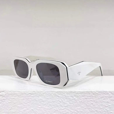 PRA SPR 17W-F Rectangular Sunglasses 128S Men Women Classic Designer Eyeglasses   Handmade Glasses Premium Eyewear
