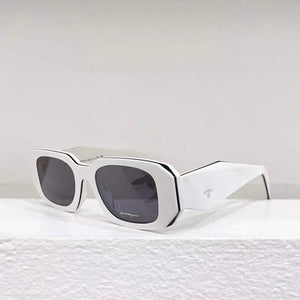PRA SPR 17W-F Rectangular Sunglasses 128S Men Women Classic Designer Eyeglasses   Handmade Glasses Premium Eyewear