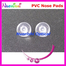 Load image into Gallery viewer, PV40  eyeglasses pvc nose pads 9mm Push-in type  glasses accessories