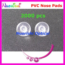 Load image into Gallery viewer, PV40  eyeglasses pvc nose pads 9mm Push-in type  glasses accessories
