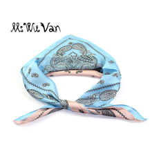 Load image into Gallery viewer, Paisley Bandana Square Silk Scarf Satin Winter Scarves For Women Men Print Pastel Luxury Patchwork Ladies Decorative 70cm x 70cm