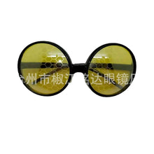 Load image into Gallery viewer, Party Funny Design Glasses Ball Fun Glasses Round Lens Honeycomb Glasses